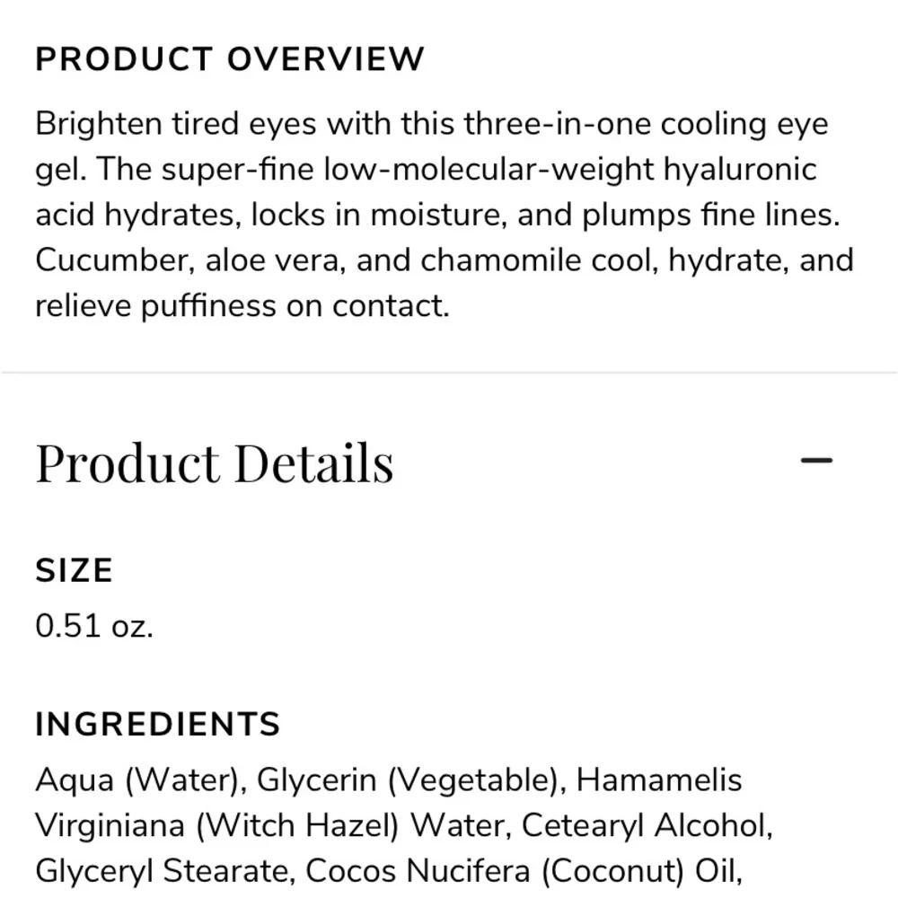 🆕BALANCE ME: Wonder Eye Cream with Hyaluronic Acid